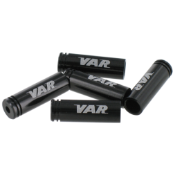 VAR | Bottle 100 cable housing ferrules 4 mm - black