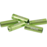 VAR | Flacon 100 embouts gaine Ø 4 mm aluminium - vert