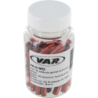 VAR | Flacon 100 embouts gaine Ø 4 mm aluminium - rouge