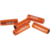 VAR | Flacon 100 embouts gaine Ø 4 mm aluminium - orange