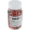 VAR | Flacon 100 embouts gaine Ø 5 mm aluminium - rouge