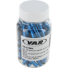 VAR | Bottle 100 cable housing ferrules 5 mm - blue