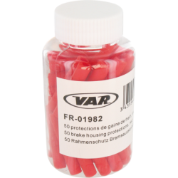 VAR | Flacon 50 protections de cadre pour gaine Ø 5 mm - rouge