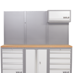 VAR | Beech plywood bench top for 3 units - length 204 cm x depth 46 cm