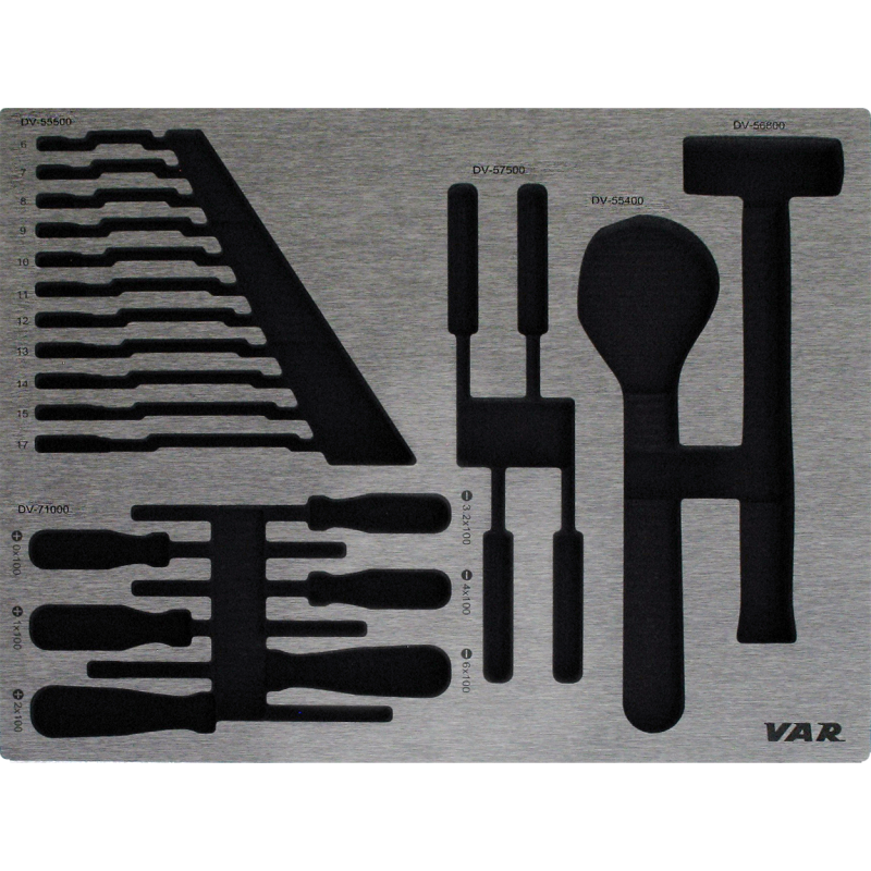 VAR | Tool tray for spanners, screwdrivers, hooks, hammer 