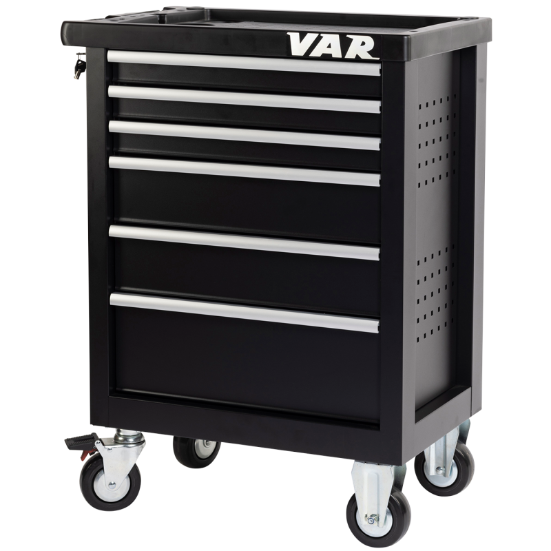 VAR | Servante d'atelier 6 tiroirs - Edition noire - DESTOCKAGE