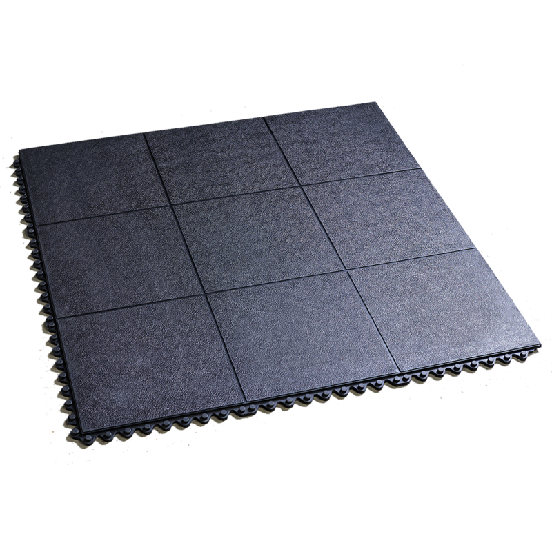 VAR | Anti-fatigue floor mat 915x915x16mm - black