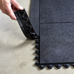 VAR | Anti-fatigue floor mat 915x915x16mm - black