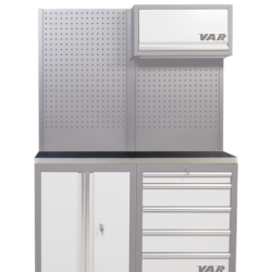 VAR | Stainless steel bench top for 2 units - length 136cm