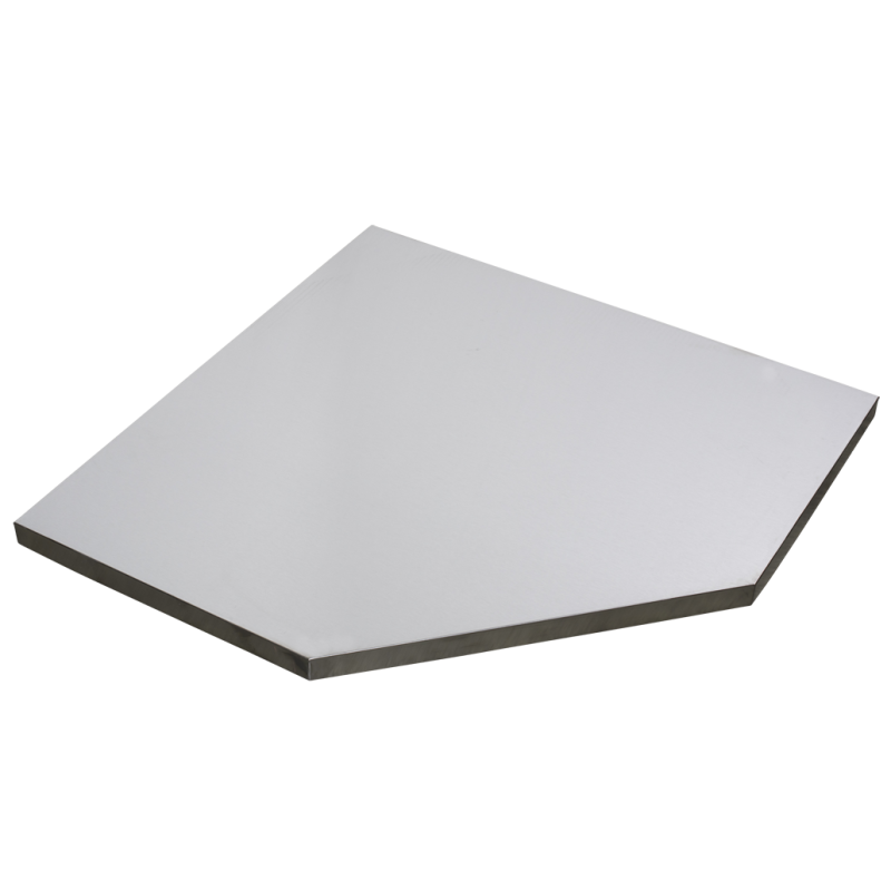 VAR | Stainless steel board for corner bench top