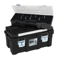 VAR | Caisse à outil 550 x 300 x 275 mm avec boîte de rangement