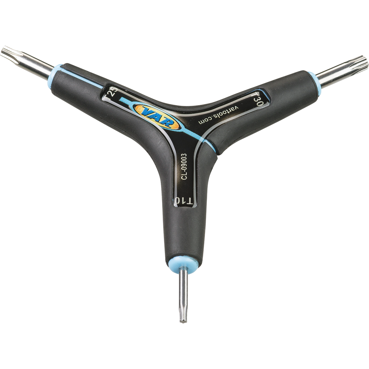 VAR | Clé triple compatible Torx® T10/T25/T30 - sur carte