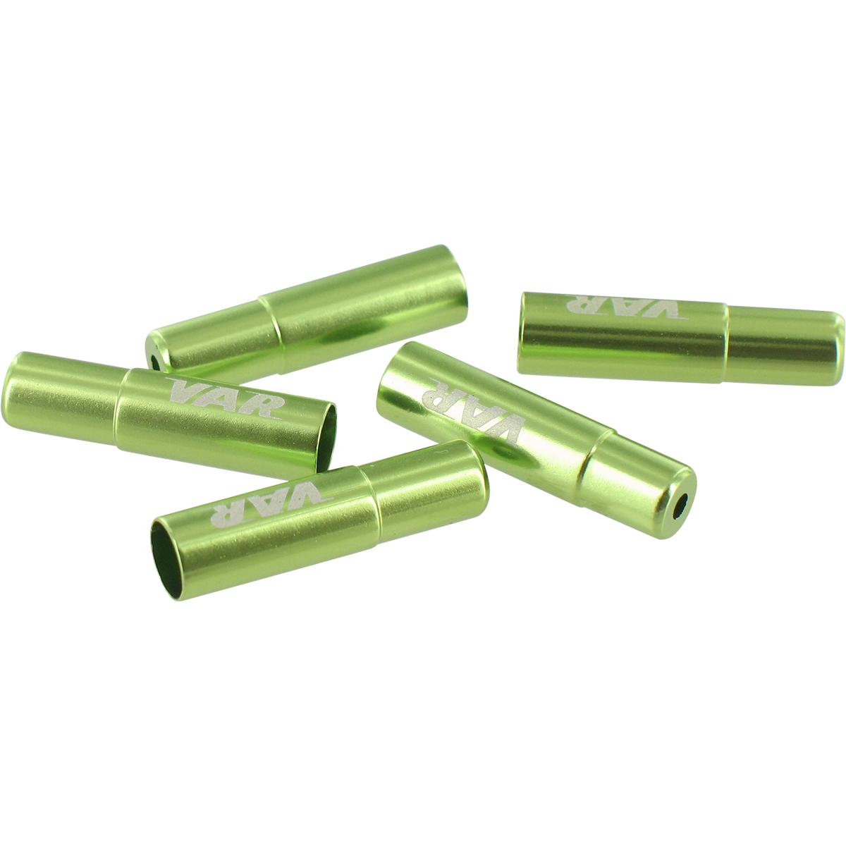 Sachet de 4 embouts gaine frein aluminium - vert