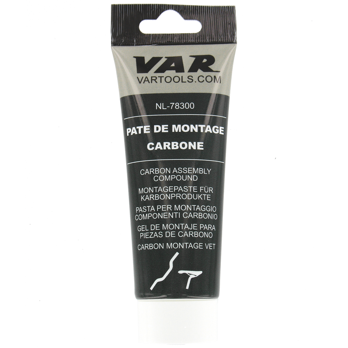 Pte de montage composants carbone - tube 100ml