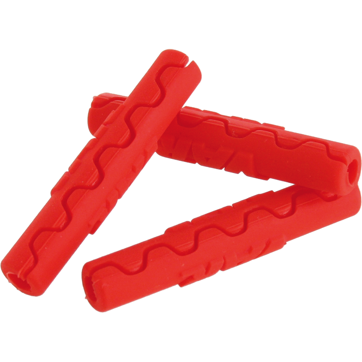 Flacon 50 protections de cadre pour gaine  4 mm - rouge